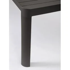 Fabrique de Styles Table de jardin avec allonge en aluminium 180(+60)x100cm - Kiplin*Enfant Tables De Jardin|Jardin