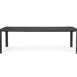 Fabrique de Styles Table de jardin avec allonge en aluminium 180(+60)x100cm - Kiplin*Enfant Tables De Jardin|Jardin