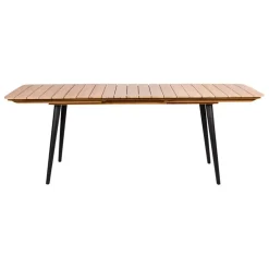 Fabrique de Styles Table de jardin avec rallonge en acacia écru 210-160x80cm - Santo*Enfant Tables De Jardin|Jardin
