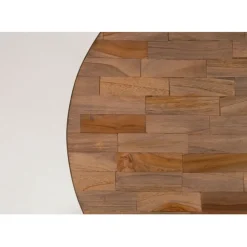 Fabrique de Styles Table d'appoint ronde en teck - Suri* Bouts De Canapé Et Tables D'appoint