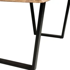Fabrique de Styles Table en acacia et pieds en fer noir 160x90cm - Brooklyn* Table De Salle À Manger