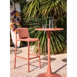 Fabrique de Styles Table haute en fer d60cm - Lumi*Enfant Tables De Jardin|Jardin