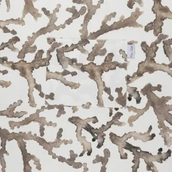 Fabrique de Styles Tablier en coton blanc et marron - Estran* Torchons, Tabliers Et Maniques