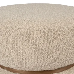 Fabrique de Styles Tabouret en tissu et pin - Alpinia* Poufs Et Tabourets