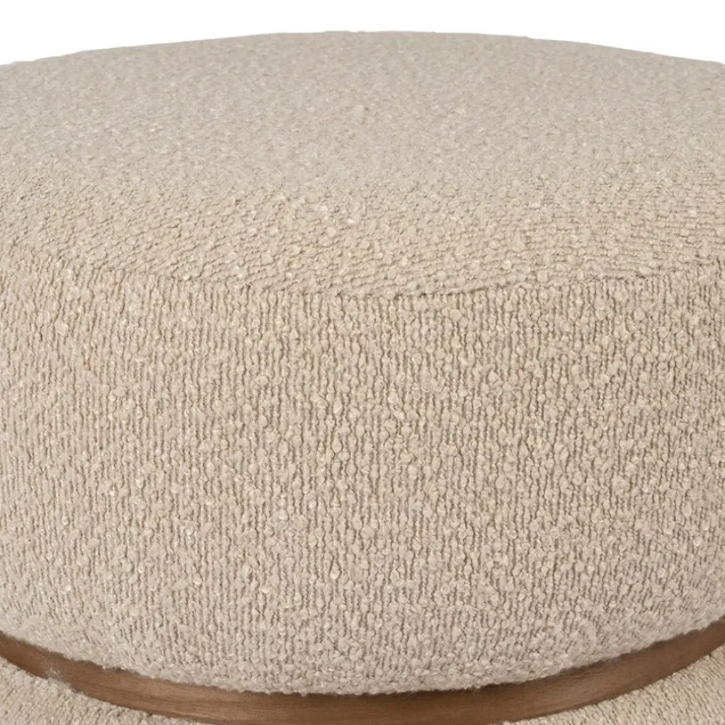 Fabrique de Styles Tabouret en tissu et pin - Alpinia* Poufs Et Tabourets