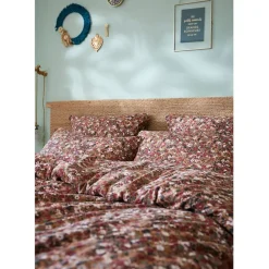 Fabrique de Styles Taie d'oreiller en gaze de coton imprimée 50x70cm - Capucine* Taies Et Traversins