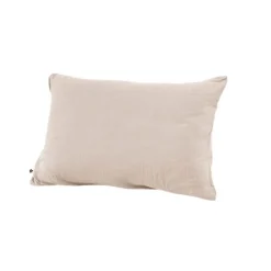 Fabrique de Styles Taie d'oreiller en gaze de coton unie pampa 50x70cm - Gaia* Taies Et Traversins