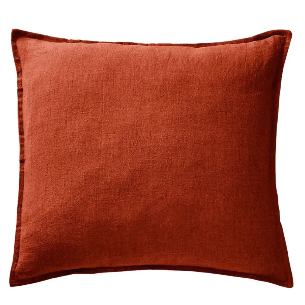 Fabrique de Styles Taie d'oreiller en lin lavé 60x60cm - Soline* Taies Et Traversins