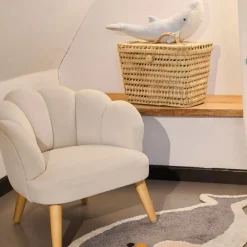 Fabrique de Styles Tapis baleine tufté en coton - Banquise*Enfant Déco