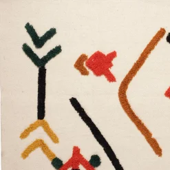 Fabrique de Styles Tapis Titica naturel et Orange 200X140cm* Tapis