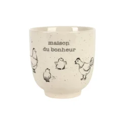 Fabrique de Styles Tasse Bonheur en grès moucheté 15cl - La Ferme* Tasses Et Mugs