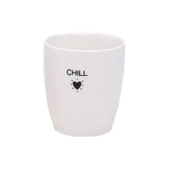 Fabrique de Styles Tasse Chill en céramique blanc 18cl* Tasses Et Mugs