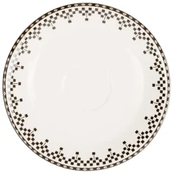 Fabrique de Styles Tasse et sous tasse en faïence 50cl - Damier* Tasses Et Mugs