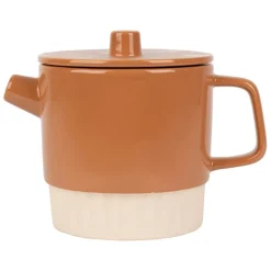 Fabrique de Styles Théière avec filtre en grès 90cl - cannelé* Théières Et Cafetières