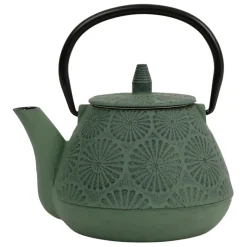 Fabrique de Styles Théière en fonte e et noir - lotus* Théières Et Cafetières