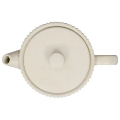 Fabrique de Styles Théière en grès écru et filtre en inox 1l - Sweet Leaves* Théières Et Cafetières