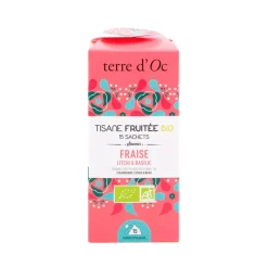 Fabrique de Styles Tisane 15 sachets fruitée bio saveur fraise litchi et basilic* Cafés, Thés Et Infusions