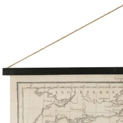 Fabrique de Styles Toile "carte royaume de fr 98x96cm* Tableaux Et Toiles