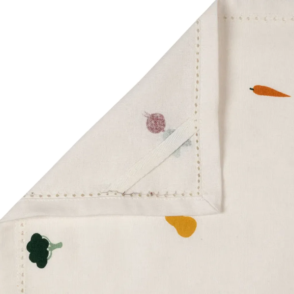Fabrique de Styles Torchon en coton écru 70x50cm - P'tit Légumes* Torchons, Tabliers Et Maniques