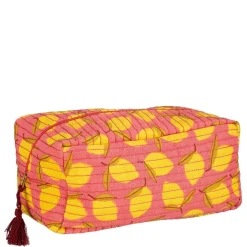 Fabrique de Styles Trousse de toilette citron en coton* Pochettes Et Housses