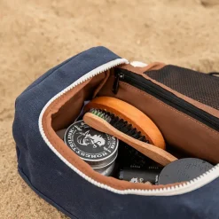 Fabrique de Styles Trousse de toilette en tissu marine recyclée - Kenai* Pochettes Et Housses