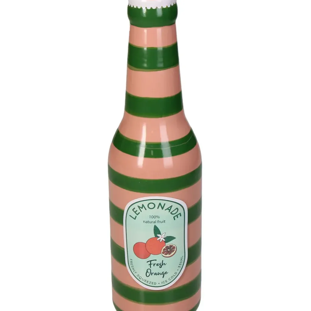 Fabrique de Styles Vase bouteille orange faïence fine d6.5xh24cm* Vases Et Soliflores