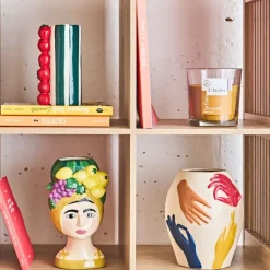 Fabrique de Styles Vase femme citron en dolomite h24.5cm - Mocoa* Vases Et Soliflores