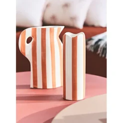 Fabrique de Styles Vase pichet en grès terracotta h24cm - Artist* Vases Et Soliflores