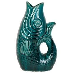 Fabrique de Styles Vase Poisson en gres vert h39cm* Vases Et Soliflores