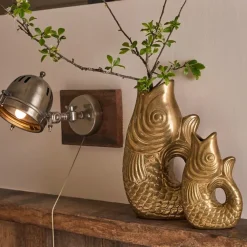 Fabrique de Styles Vase poisson en grès h30.5 cm - Mer* Vases Et Soliflores