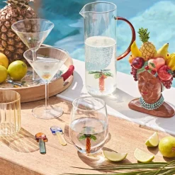 Fabrique de Styles Verre à cocktail palmier 25cl - Colorea* Verres À Alcool